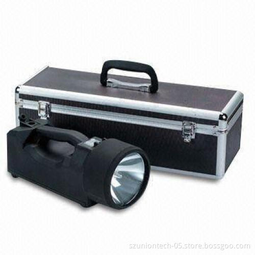 HID Handled Search Light with 35 to 45W Power, 4,000lm Luminous Flux and 10 to 16V DC Voltage